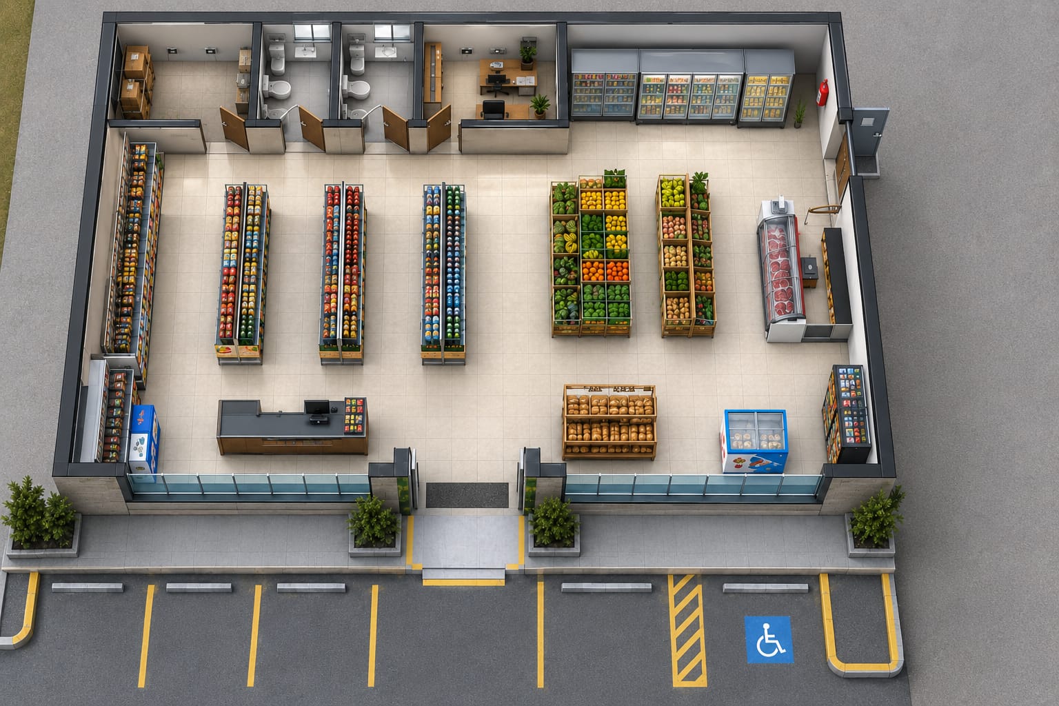 Plano de Seguridad para Bodega y Minimarket