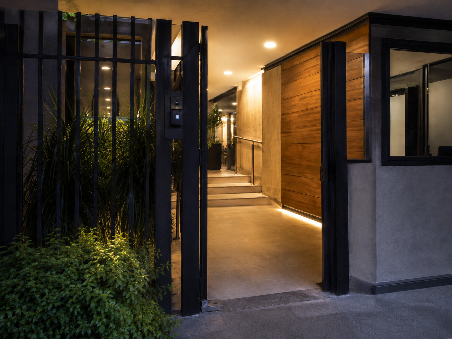 Control de accesos y visitas en edificio